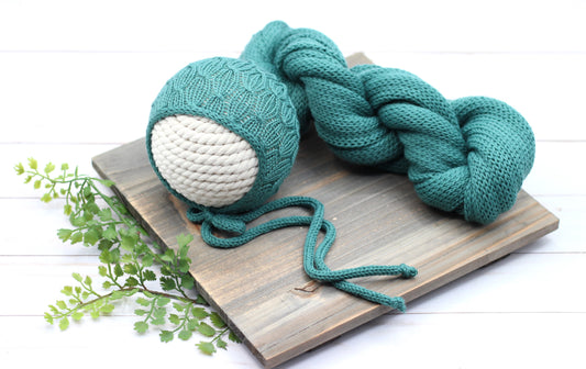 Teal Merino Set