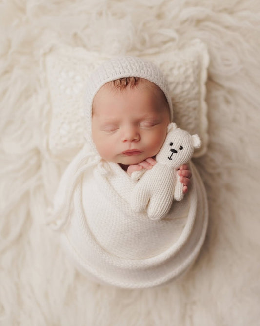 Heather Reversible Bonnet Set