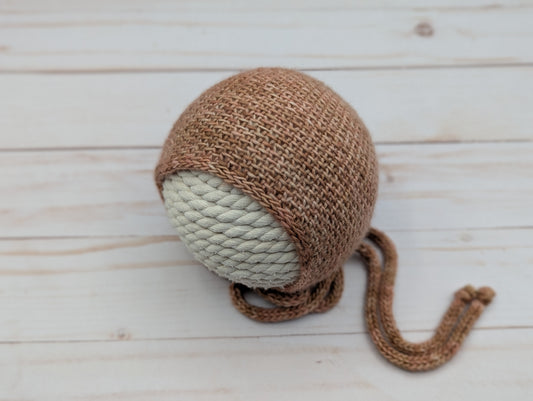 Hand Dyed Lennon Bonnet - Ready to Ship