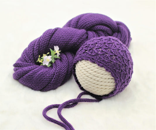 Bonnet and Wrap Set - Made to Order