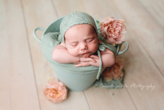 Audrey Bonnet and Wrap Set - Made to Order